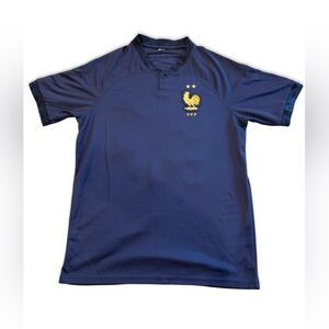 France Mbappe 10 Soccer Jersey Men’s Medium Blue FFF National Team Football